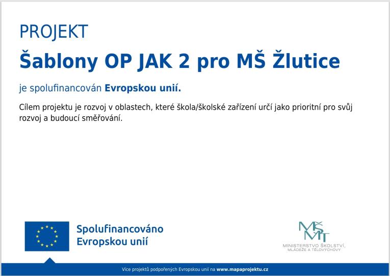 Šablony OP JAK 2